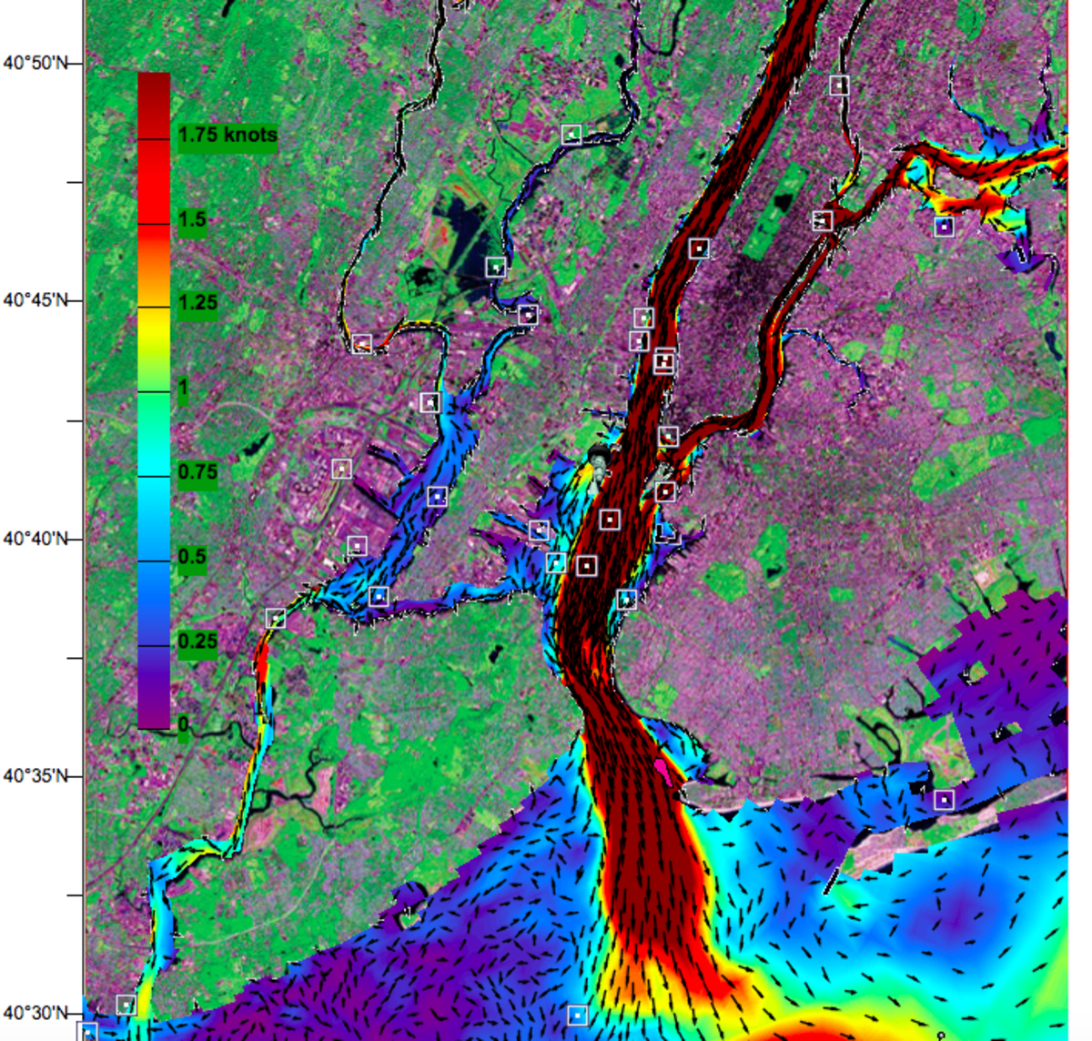image from Stevens flood-prediction system
