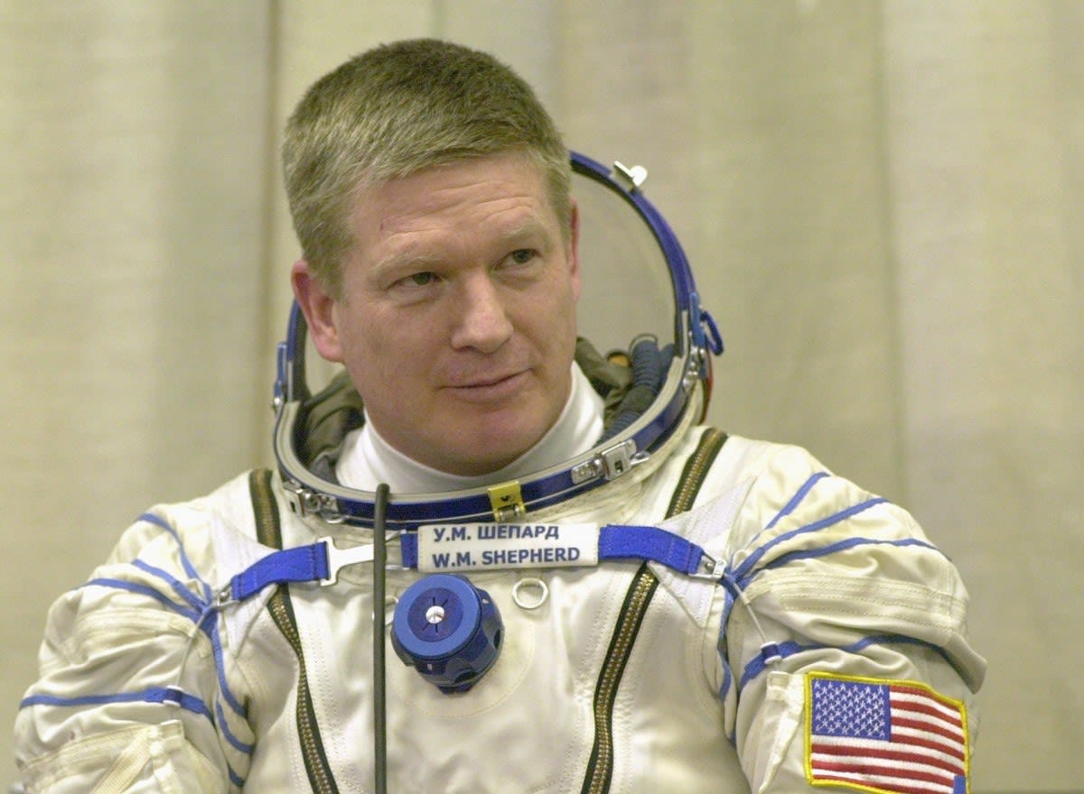 Stevens faculty member William Shepherd, as a NASA shuttle commander