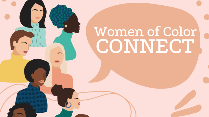Women of Color Connect flyer