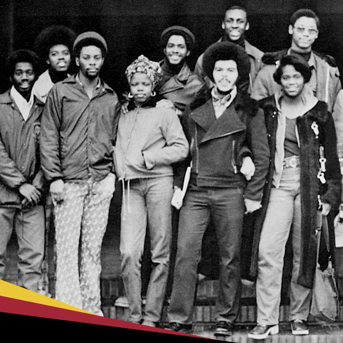 Stevens' Black Student Union in the 1970s.