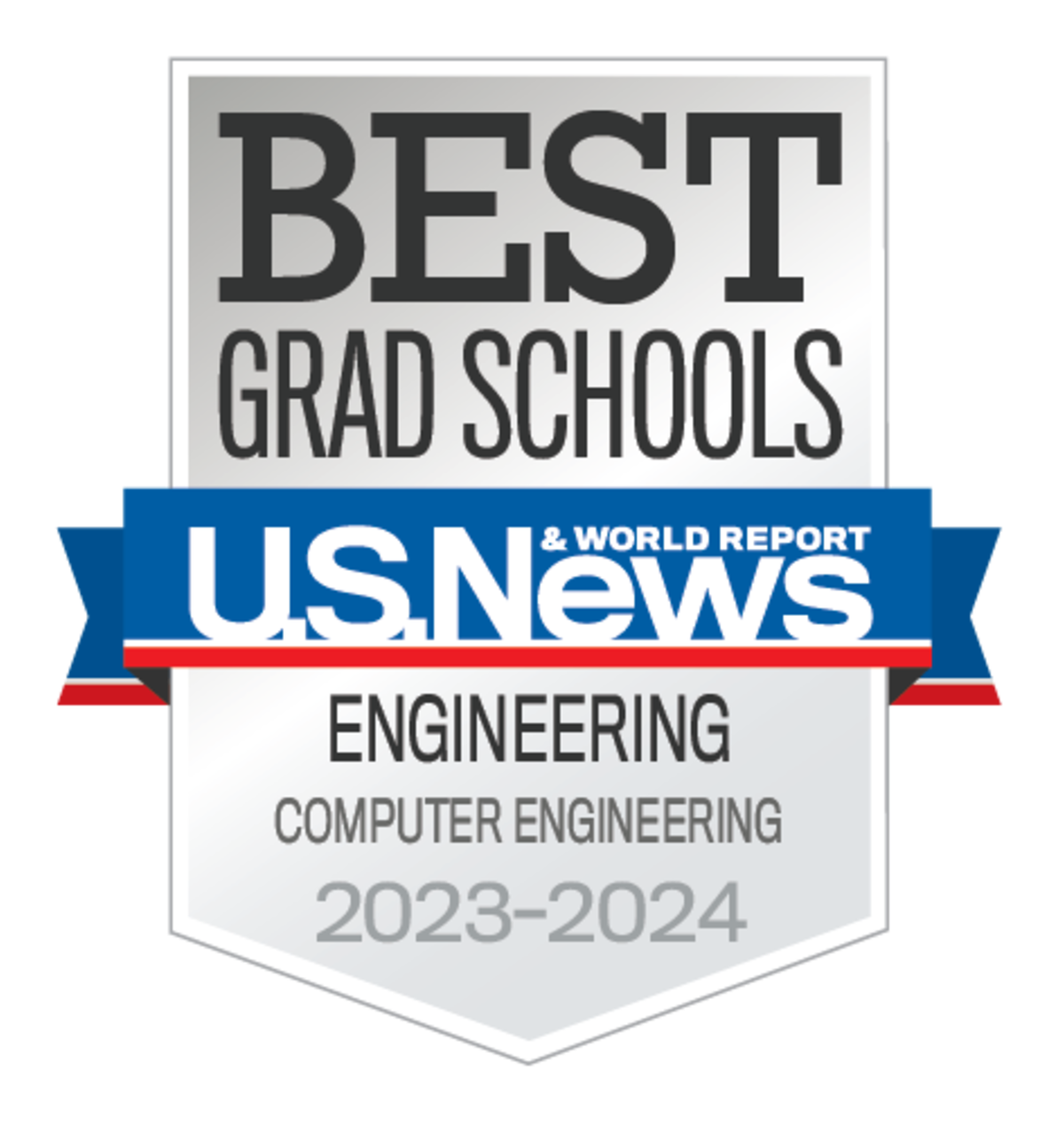 U.S. News and World Report 2023-24 Best Grad Schools Computer Engineering Badge