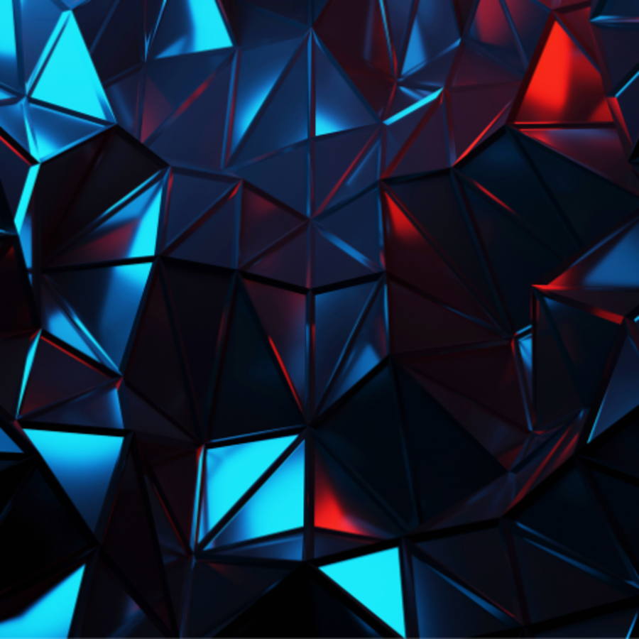 Abstract polygonal geometric surface
