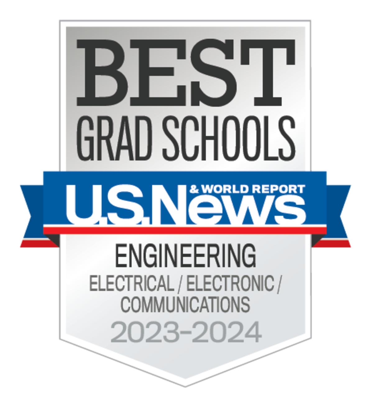 U.S. News and World Report 2023-24 Best Electrical / Electronic / Communications Engineering Badge