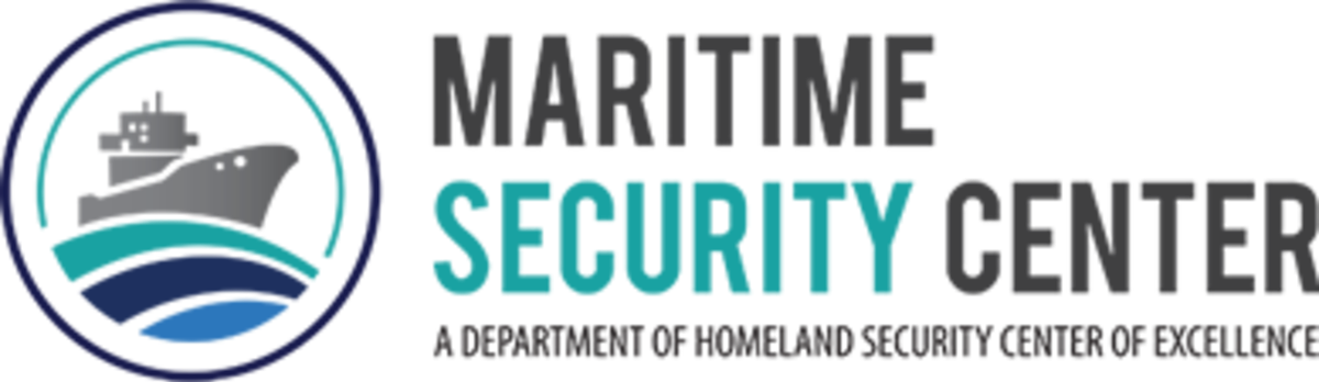 Maritime Security Center Logo. A department of homeland security center of excellence.