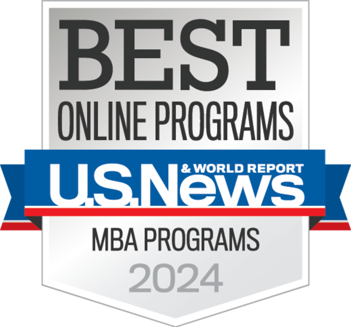 USNWR Best Online MBA Badge 2024