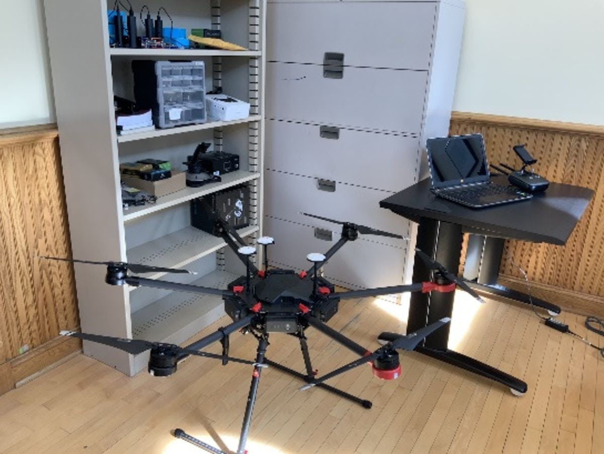 laboratory drone photo