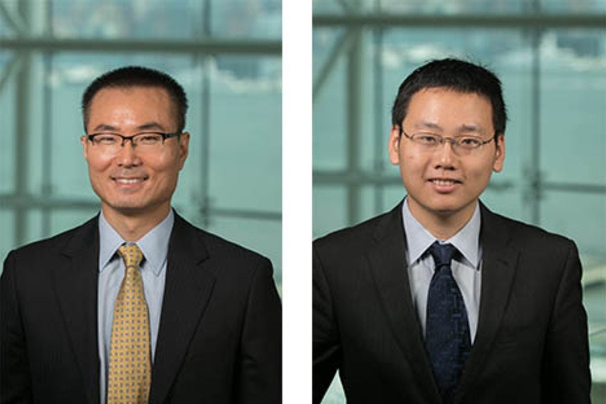 Headshots of Dr. Chihoon Lee and Dr. Feng Mai
