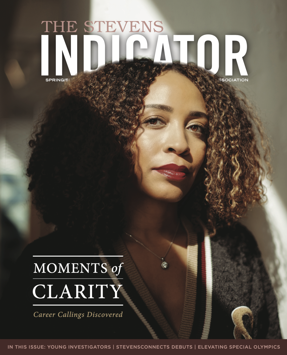 Cover of Indicator magazine with portrait of Stephanie LeBlanc-Godfrey 
