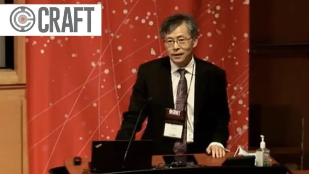 CRAFT Director Steve Yang speaking at a podium