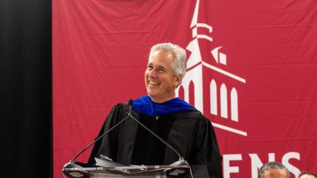John Dearborn speaks at Convocation in 2022