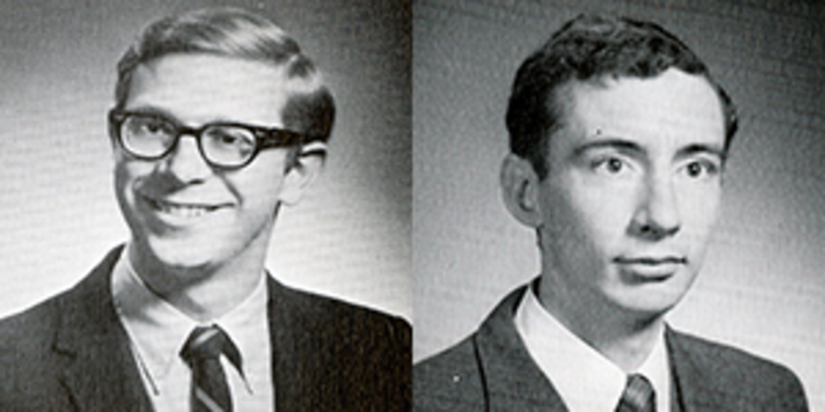 Gerry Crispin and Edward Eichhorn, ‘69