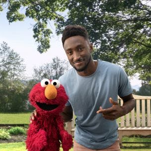 Marques Brownlee and Elmo