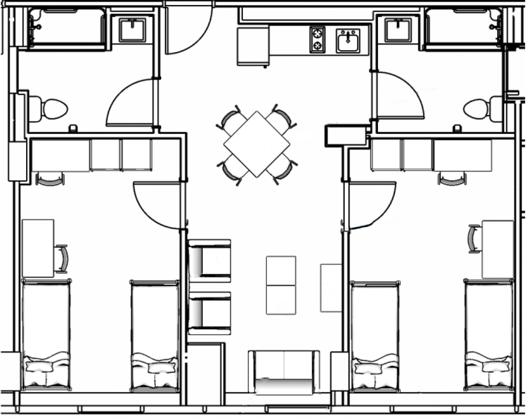 Shared Bedroom Layout