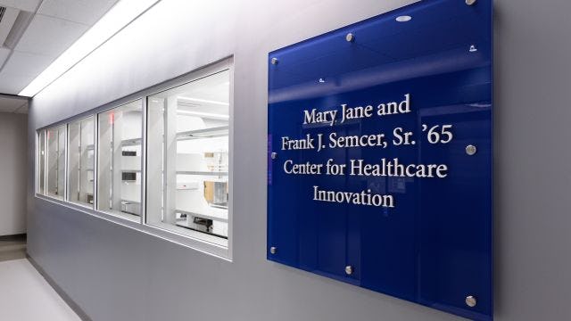 Mary Jane and Frank J. Semcer, Sr. '65 Center for Healthcare Innovation