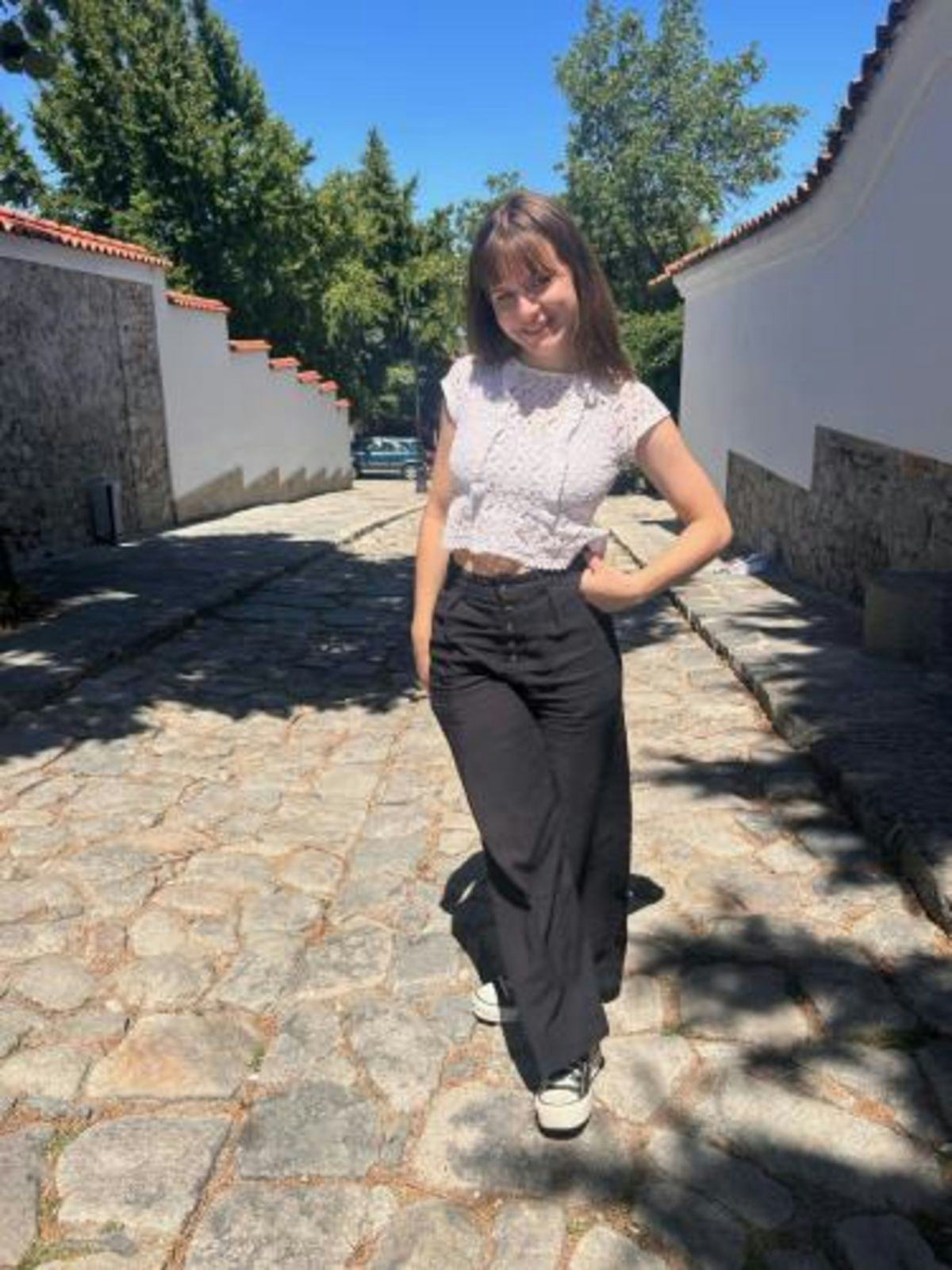 Viktoria Matysiak, Class of 2027, recipient of the Evenson Fandozzi ’93 Term Scholarship