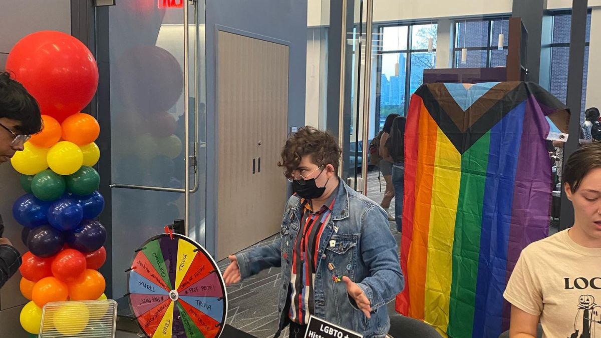 LGBTQ students organize an event on campus at Stevens
