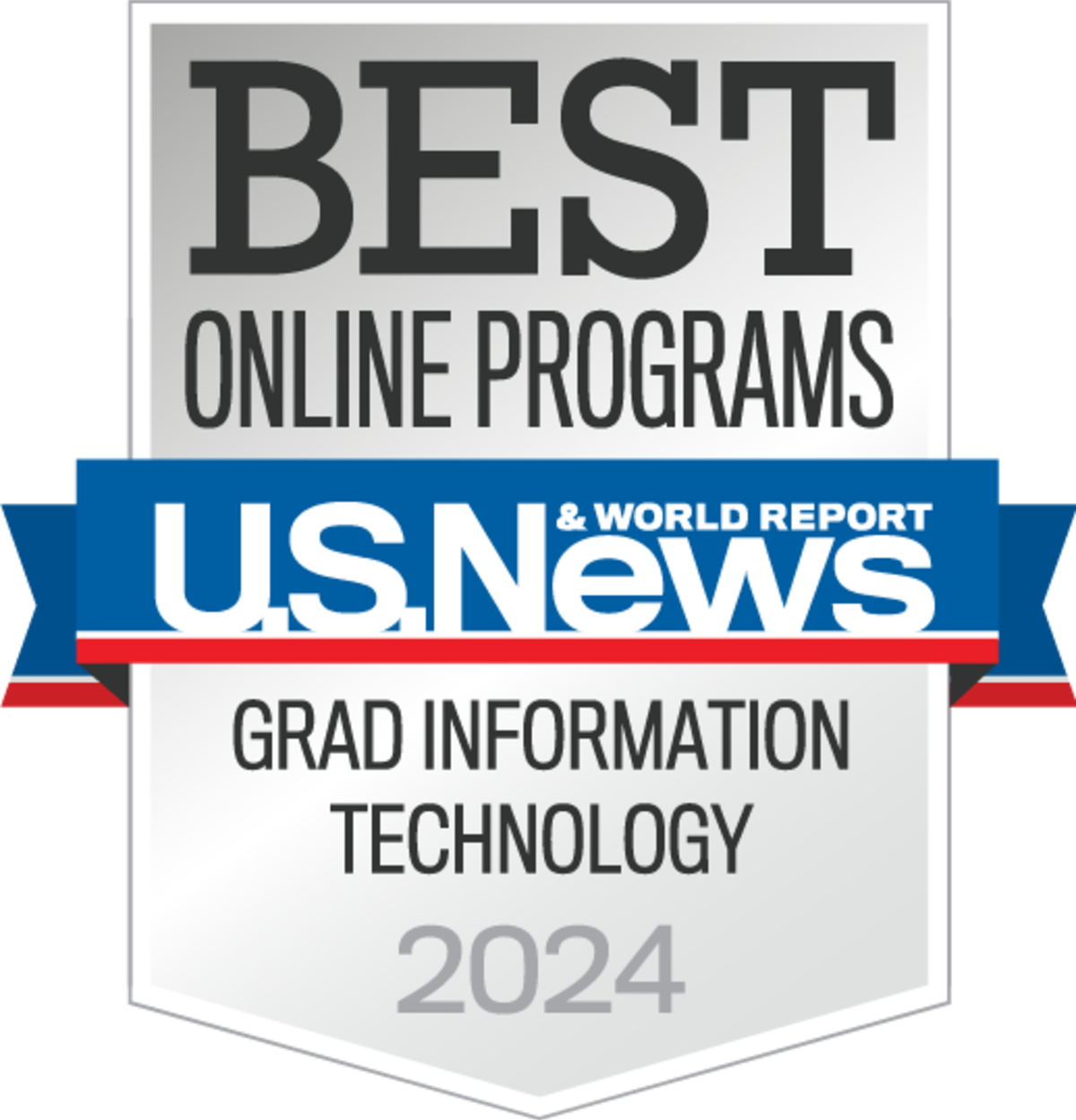 USWNR 2024 Best Online Grad Computer Information Technology Badge