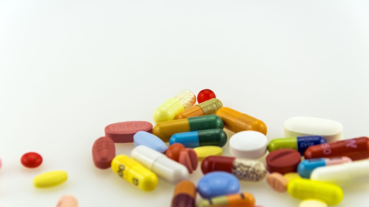 photo of colorful pills