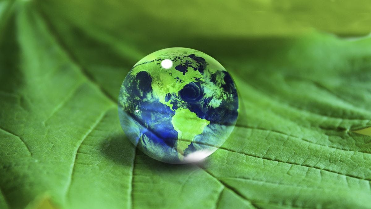 image of green earth