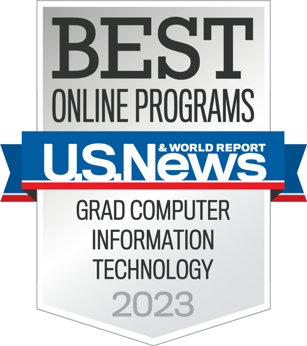 USWNR 2023 Best Online Grad Computer Information Technology Badge