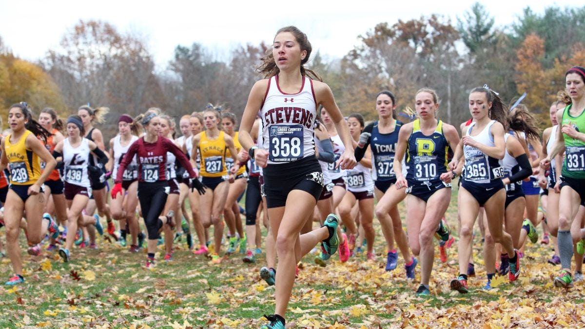 Amy Regan competing at the 2016 NCAA Cross Country National Championship