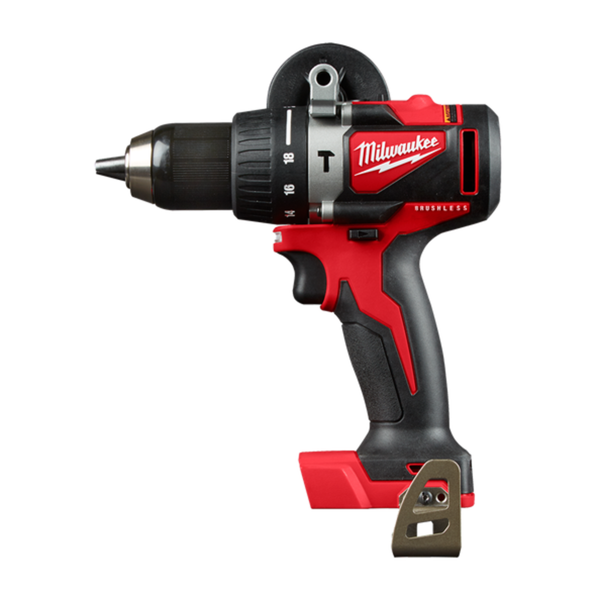 red and black hammer drill