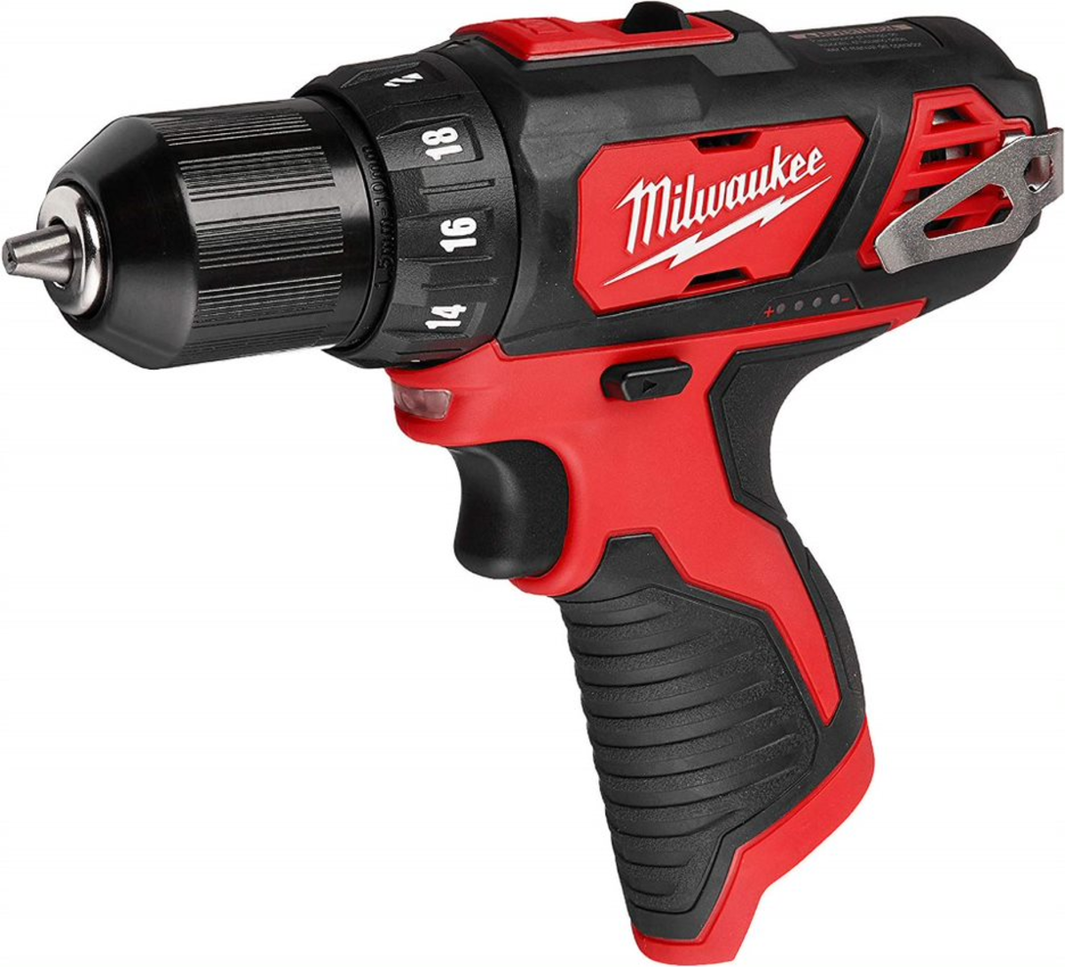 red and black 12V drill
