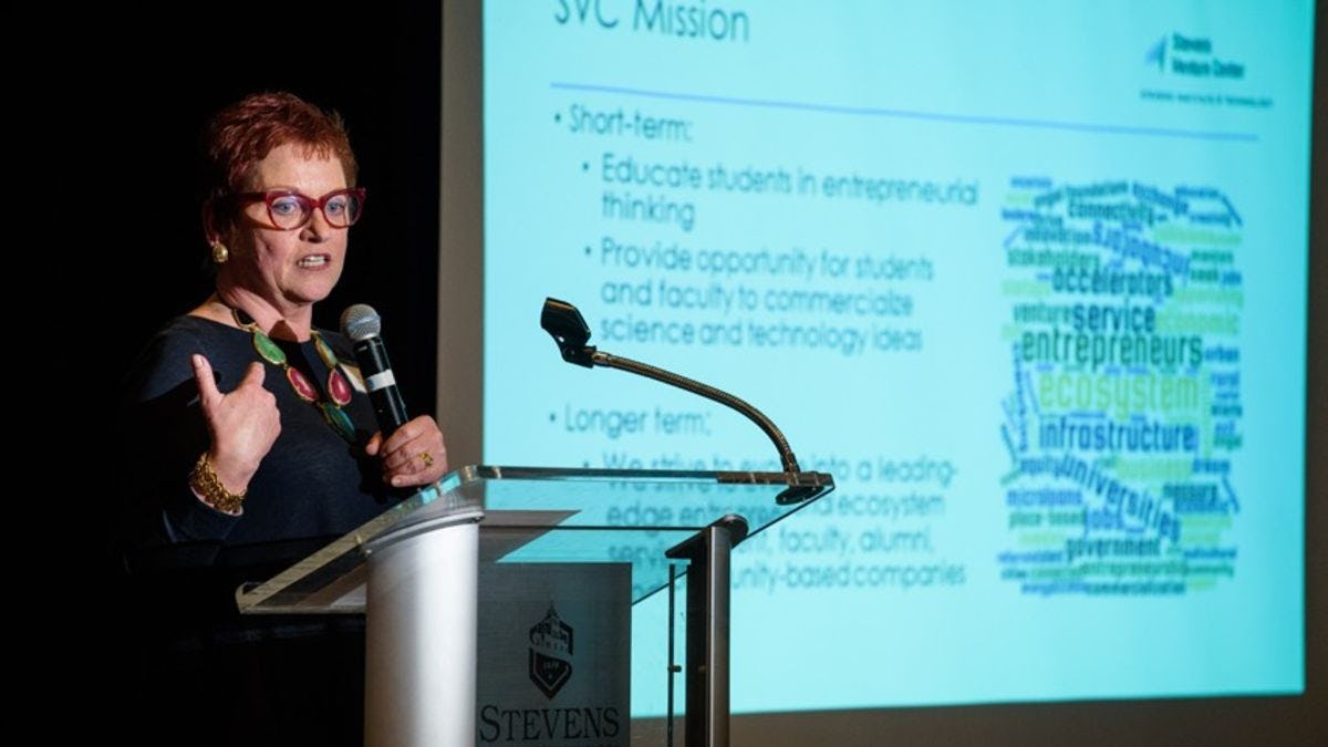 Photo of Adrienne Choma, director of the Stevens Venture Center