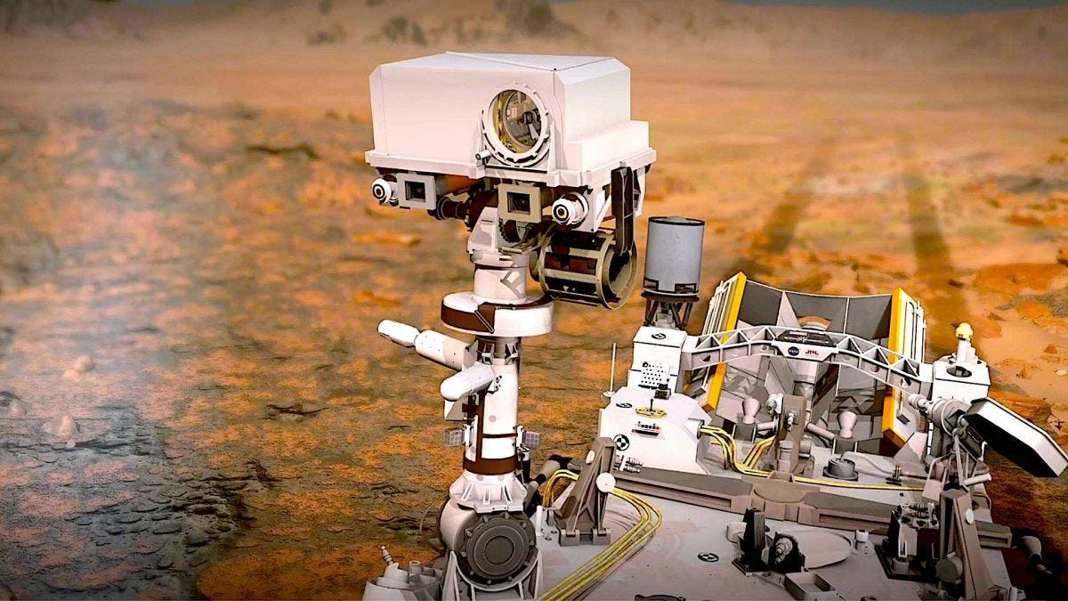 Mars rover camera