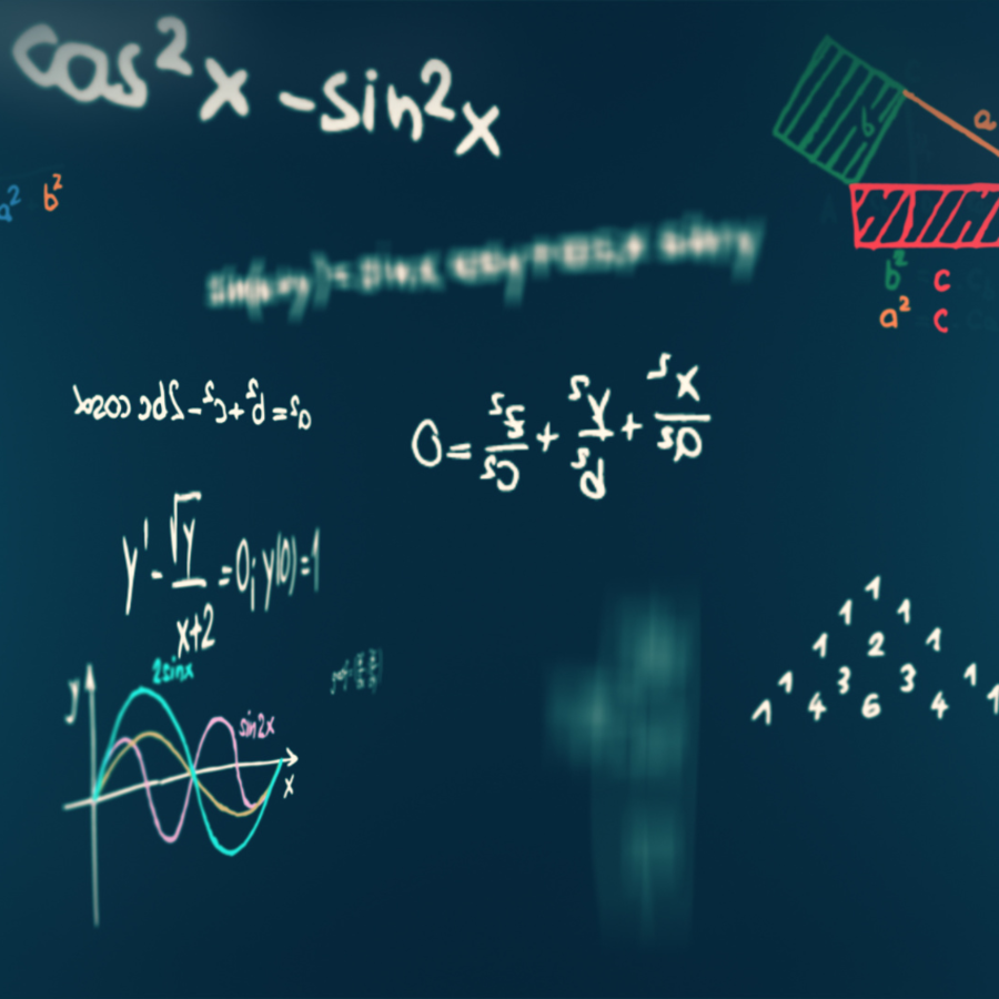 illustrations of various math formulas