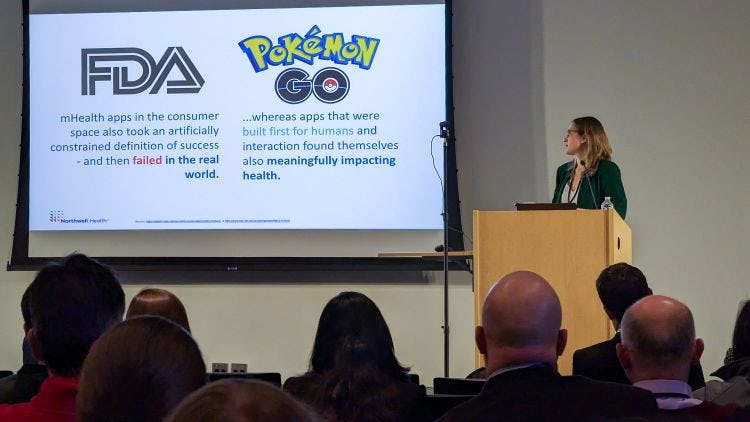 A presentation about Pokemon at CSER 2023