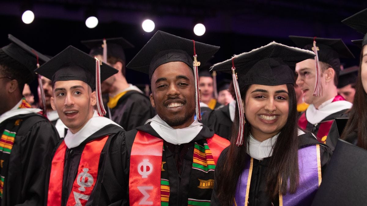 Class of 2019 undergraduates at Stevens' 147th Commencement Ceremony