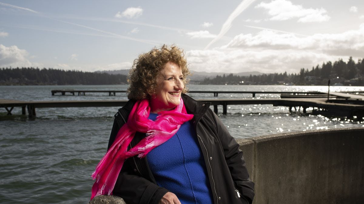 Photo of Alla Weinstein on the waterfront in Mercer Island, Washington