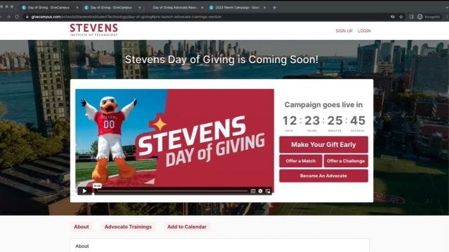 Stevens Day of Giving 2023: Advocate Training