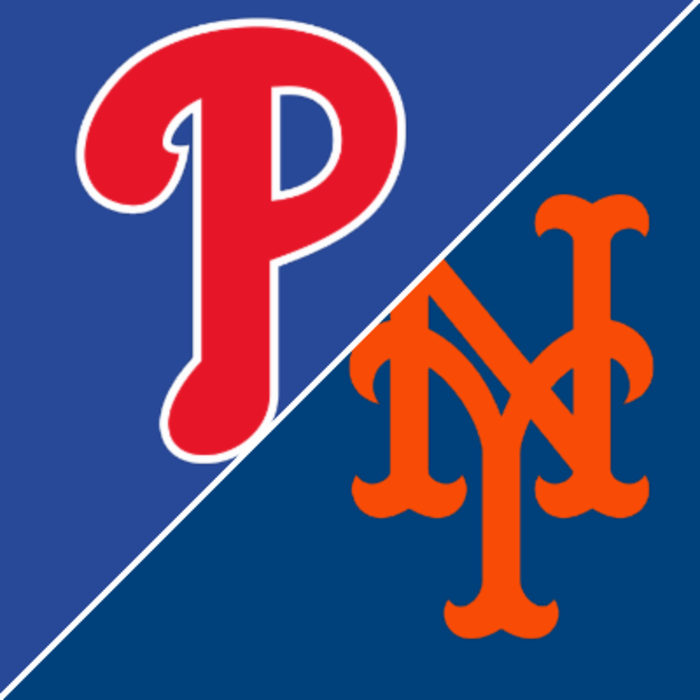 Phillies and Mets logos